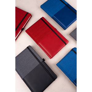 Fotografie k reklamnímu předmětu „NOTIQUE Notes Skiver černošedý, linkovaný, 13 x 21 cm“