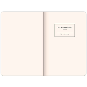 Fotografie k reklamnímu předmětu „NOTIQUE Notes Samet Typo, linkovaný, 13 × 21 cm“