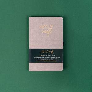 Fotografie k reklamnímu předmětu „Nedatovaný plánovač Note to self, 5 minut denně, 13 × 21 cm“