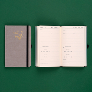 Fotografie k reklamnímu předmětu „Nedatovaný plánovač Note to self, 5 minut denně, 13 × 21 cm“