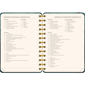 Fotografie k reklamnímu předmětu „NOTIQUE Spirálový 18měsíční diář Petito – Liška 2025/2026, 13 x 18 cm“