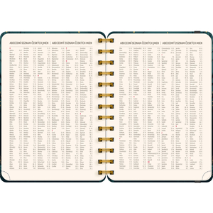 Fotografie k reklamnímu předmětu „NOTIQUE Spirálový 18měsíční diář Petito – Liška 2025/2026, 13 x 18 cm“