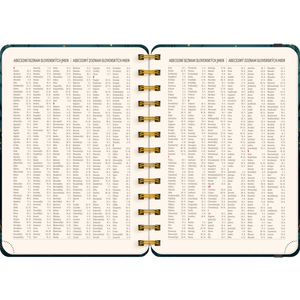 Fotografie k reklamnímu předmětu „NOTIQUE Spirálový 18měsíční diář Petito – Liška 2025/2026, 13 x 18 cm“