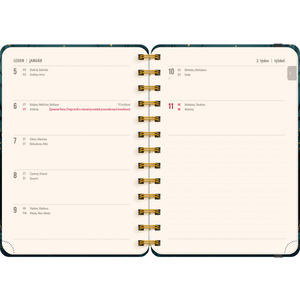 Fotografie k reklamnímu předmětu „NOTIQUE Spirálový 18měsíční diář Petito – Liška 2025/2026, 13 x 18 cm“