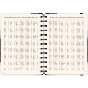 Fotografie k reklamnímu předmětu „NOTIQUE Spirálový 18měsíční diář Petito – Japonsko 2025/2026, 13 x 18 cm“