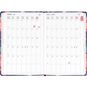 Fotografie k reklamnímu předmětu „NOTIQUE 18měsíční diář Petito – Kytice 2025/2026, 11 x 17 cm“