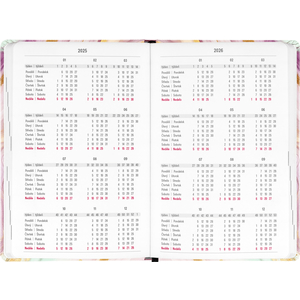 Fotografie k reklamnímu předmětu „NOTIQUE 18měsíční diář Petito – Růžový mramor 2025/2026, 11 x 17 cm“