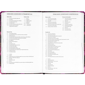 Fotografie k reklamnímu předmětu „NOTIQUE 18měsíční diář Petito – Fialové květy 2025/2026, 11 x 17 cm“