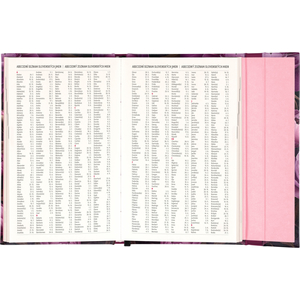 Fotografie k reklamnímu předmětu „NOTIQUE Týdenní magnetický diář Fialové květy 2026, 13 x 21 cm“