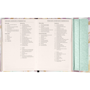 Fotografie k reklamnímu předmětu „NOTIQUE Týdenní magnetický diář Růžový mramor 2026, 11 x 16 cm“