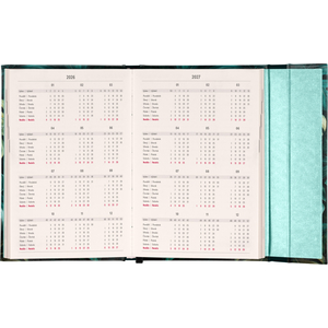 Fotografie k reklamnímu předmětu „NOTIQUE Týdenní magnetický diář Monstera 2026, 11 x 16 cm“