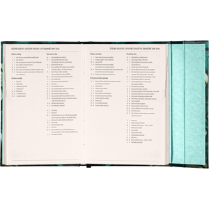 Fotografie k reklamnímu předmětu „NOTIQUE Týdenní magnetický diář Monstera 2026, 11 x 16 cm“