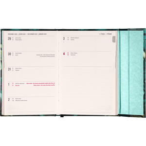 Fotografie k reklamnímu předmětu „NOTIQUE Týdenní magnetický diář Monstera 2026, 11 x 16 cm“