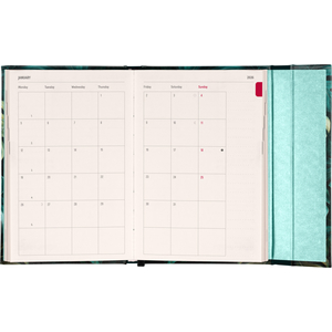 Fotografie k reklamnímu předmětu „NOTIQUE Týdenní magnetický diář Monstera 2026, 11 x 16 cm“