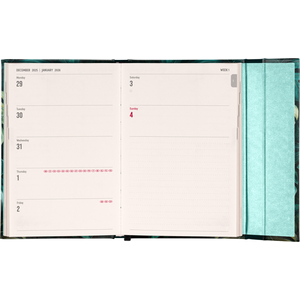 Fotografie k reklamnímu předmětu „NOTIQUE Týdenní magnetický diář Monstera 2026, 11 x 16 cm“