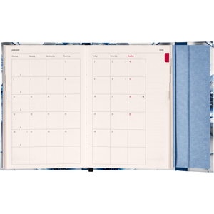 Fotografie k reklamnímu předmětu „NOTIQUE Týdenní magnetický diář Porcelánový květ 2026, 11 x 16 cm“