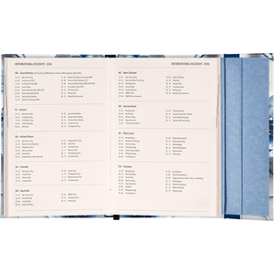 Fotografie k reklamnímu předmětu „NOTIQUE Týdenní magnetický diář Porcelánový květ 2026, 11 x 16 cm“