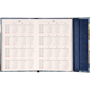 Fotografie k reklamnímu předmětu „NOTIQUE Týdenní magnetický diář Alfons Mucha 2026, 11 x 16 cm“