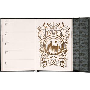 Fotografie k reklamnímu předmětu „NOTIQUE Týdenní magnetický diář Harry Potter –  Lumos 2026, 11 x 16 cm“