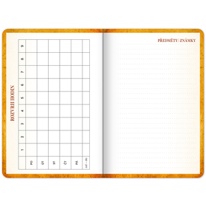 Fotografie k reklamnímu předmětu „NOTIQUE Studentský diář Harry Potter – Bradavice (září 2025 – prosinec 2026), 9,8 x 14,5 cm“