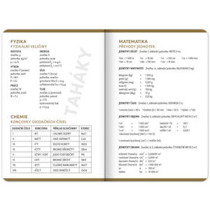Fotografie k reklamnímu předmětu „NOTIQUE Studentský diář Academia (září 2025 – prosinec 2026), 9,8 x 14,5 cm“