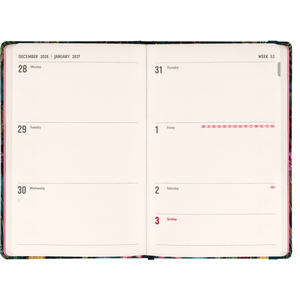 Fotografie k reklamnímu předmětu „NOTIQUE Weekly Purse size planner Tropical Jungle 2027, 9,8 x 14,5 cm“