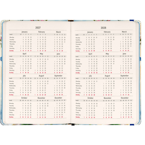 Fotografie k reklamnímu předmětu „NOTIQUE Weekly Purse size planner Birds 2027, 9,8 x 14,5 cm“