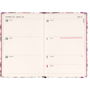 Fotografie k reklamnímu předmětu „NOTIQUE Weekly Purse size planner Dream Catcher 2027, 9,8 x 14,5 cm“
