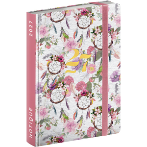 Fotografie reklamního předmětu „NOTIQUE Weekly Purse size planner Dream Catcher 2027, 9,8 x 14,5 cm“