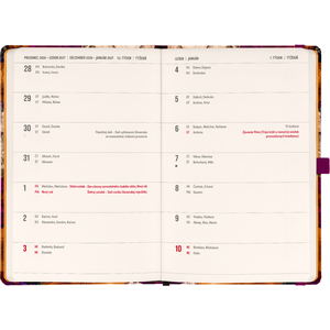 Fotografie k reklamnímu předmětu „NOTIQUE Planbook diář/notes Vintage květy 2027, 13 x 21 cm“