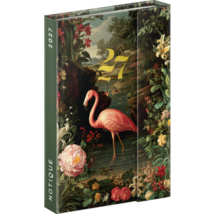 Fotografie reklamního předmětu „NOTIQUE Magnetic weekly planner Flamingo 2027, 11 x 16 cm“