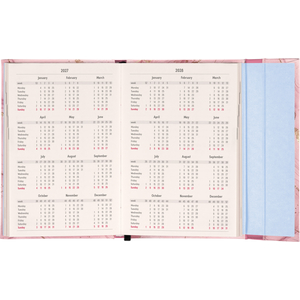 Fotografie k reklamnímu předmětu „NOTIQUE Magnetic weekly planner Pink Marble 2027, 11 x 16 cm“