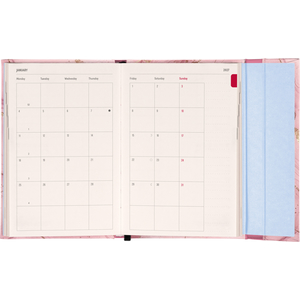 Fotografie k reklamnímu předmětu „NOTIQUE Magnetic weekly planner Pink Marble 2027, 11 x 16 cm“