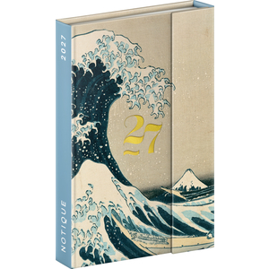 Fotografie reklamního předmětu „NOTIQUE Magnetic weekly planner Katsushika Hokusai 2027, 11 x 16 cm“