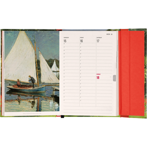 Fotografie k reklamnímu předmětu „NOTIQUE Magnetic weekly planner Claude Monet 2027, 11 x 16 cm“