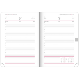 Fotografie k reklamnímu předmětu „NOTIQUE Denní diář Ajax 2026, zelený, 15 x 21 cm“