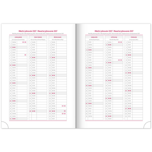 Fotografie k reklamnímu předmětu „NOTIQUE Denní diář Aprint 2026, černý, 15 x 21 cm“