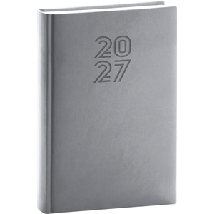 Fotografie reklamního předmětu „NOTIQUE Denní diář Aprint 2027, šedý, 15 x 21 cm“