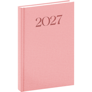 Fotografie reklamního předmětu „NOTIQUE Denní diář Biella 2027, růžový, 15 x 21 cm“