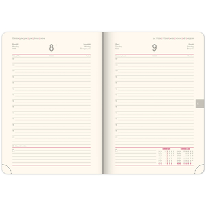 Fotografie k reklamnímu předmětu „NOTIQUE Denní diář Diamante 2026, olivový, 15 x 21 cm“