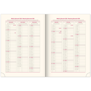 Fotografie k reklamnímu předmětu „NOTIQUE Denní diář Panama 2026, zelený, 15 x 21 cm“