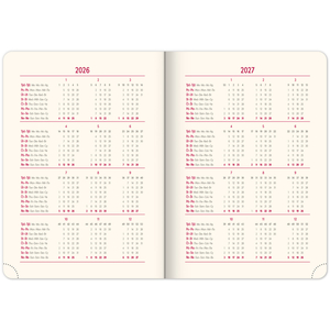 Fotografie k reklamnímu předmětu „NOTIQUE Denní diář Twill 2026, modro-zlatý, 15 x 21 cm“