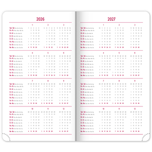 Fotografie k reklamnímu předmětu „NOTIQUE Kapesní diář Ajax 2026, modrý, 9 x 15,5 cm“