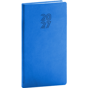 Fotografie reklamního předmětu „NOTIQUE Kapesní diář Aprint 2027, modrý, 9 x 15,5 cm“