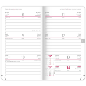 Fotografie k reklamnímu předmětu „NOTIQUE Kapesní diář Aprint Top 2026, tyrkysový, 9 x 15,5 cm“