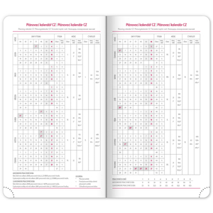 Fotografie k reklamnímu předmětu „NOTIQUE Kapesní diář Tomy 2026, modro-červený, 9 x 15,5 cm“