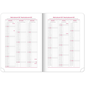 Fotografie k reklamnímu předmětu „NOTIQUE Týdenní diář Ajax 2026, zelený, 15 x 21 cm“