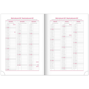 Fotografie k reklamnímu předmětu „NOTIQUE Týdenní diář Aprint 2026, černý, 15 x 21 cm“