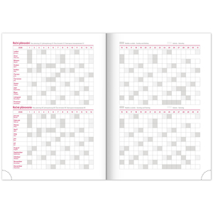 Fotografie k reklamnímu předmětu „NOTIQUE Týdenní diář Balakon 2026, tmavě modrý, 15 x 21 cm“