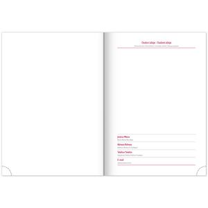 Fotografie k reklamnímu předmětu „NOTIQUE Týdenní diář Biella 2027, růžový, 15 x 21 cm“